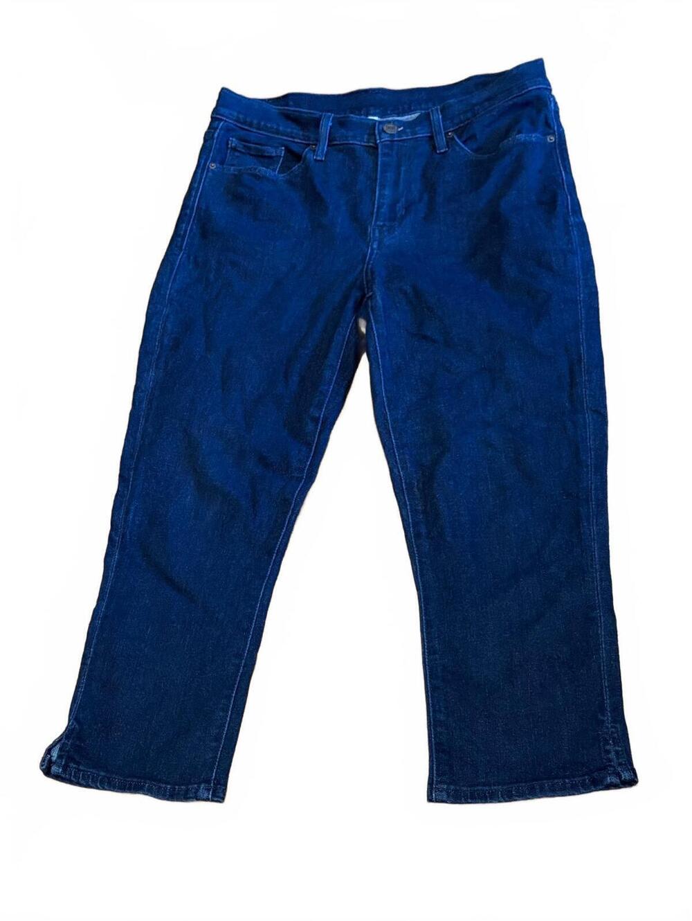 Levis Womens 6 Classic Capri Jeans Dark Blue Stretch Western Cowgirl Fall